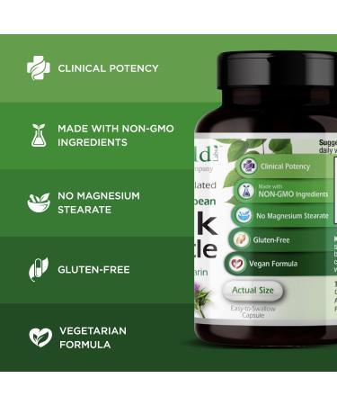 Emerald Labs European Milk Thistle - Organic Milk Thistle Extract - Supports Liver Health & Helps Maintain Natural Energy Digestion & Brain Health - 60 Vegetable Capsules (Up to 60-Day Supply) - Buy Online on GoSupps.com