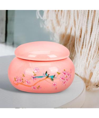 Vintage Perfume Japanese Perfume Balm Glass Ceramic Pocket Cream Perfume Natural Fragrance Box Long Term Fragrance Balm for Wedding Birthday Use Pink - Buy Online on GoSupps.com