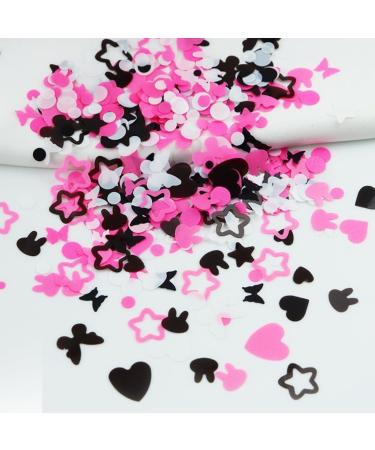 Heart Star Round Nail Art Glitter Flakes Sequins for Mani Beauty Makeup Face Body Art Decoration Style 1 - Buy Online on GoSupps.com