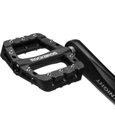ROCKBROS MTB Pedals - Lightweight Nylon Fiber Platform Pedals for BMX MTB - Black - Buy Online on GoSupps.com