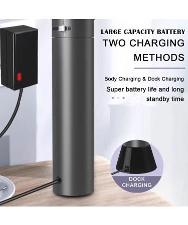 USB Cordless Hair Dryer Low Heat Rechargeable Blow Dryer Handheld Travel Blow Dryer w/12 Hot & Cold Wind Mode Charging Base Styling Nozzle - Buy Online on GoSupps.com