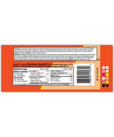 ONE Protein Bars Reese's Peanut Butter Gluten Free Protein Bars with 18g Protein and 3g Sugar Snacking for High Protein Diets 60g (12 Count) - Buy Online on GoSupps.com