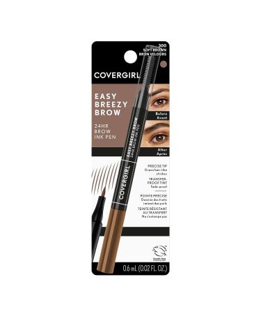 COVERGIRL Easy Breezy Brow All-Day Brow Ink Pen - Soft Brown 300 - 1 Count - Buy Online on GoSupps.com