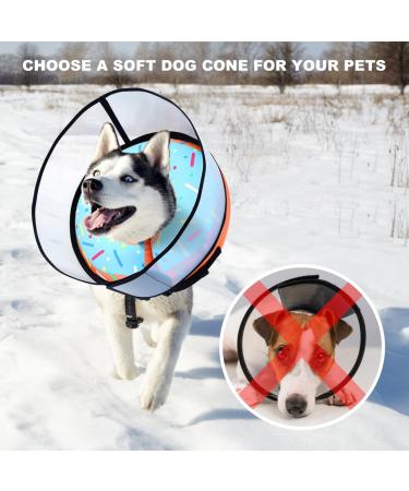 Inflatable Breaking Crane Dog & Cat Collar - Adjustable Recovery Cone for Post-Op Comfort - XL Size - Buy Online on GoSupps.com