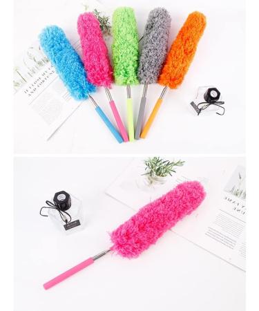 dinio 5Pcs Duster Household Cleaning Roof and Ceiling Cobweb Dust Removal Artifact Multi-Color Telescopic Duster - Buy Online on GoSupps.com