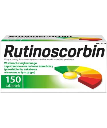 Formula Rutinoscorbin 150TBS European Version Immune and Vascular Support - Buy Online on GoSupps.com