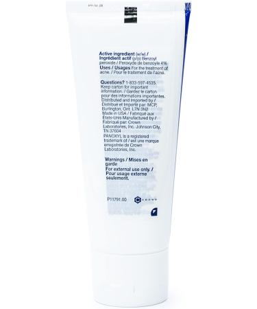 PanOxyl 4% Benzoyl Peroxide Face Wash and 40 Count PM Patches Bundle - Buy Online on GoSupps.com