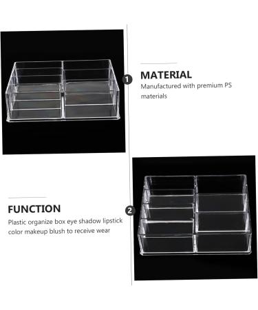 Housoutil 1pc Box Eye Shadow Storage Rack Makeup Office Desktop Jewelry Storage Case Powder Collection Box - Buy Online on GoSupps.com