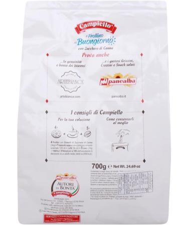  Italian Gourmet E.R. Campeillo Good Morning Biscuit with Cane Sugar biscuits la cassonade biscuits 700 g + Italian gourmet pulp 400 g - Buy Online on GoSupps.com