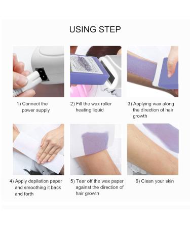 Professional 100g Hair Removal Wax | Depilatory Roller for Home Use | Smooth Skin Anytime - Buy Online on GoSupps.com