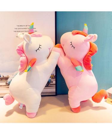 Kekeso Pink Stuffed Unicorn Plush Toy 35cm - Soft Cuddle Pillow Doll for Boys and Girls - Cartoon Unicorn Gift - Buy Online on GoSupps.com