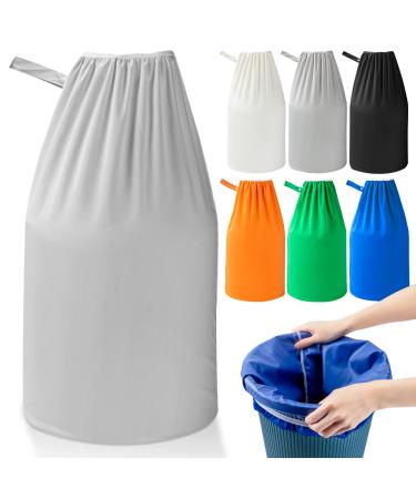6 Pcs Multicolored Reusable Diaper Pail Liner Cloth Diaper Pail Washable Dirty Diapers Wet Bag Hanging Ubbi Diaper Pail Refill Bags for Cloth Diaper, Laundry, Kitchen Garbage Cans, Rubbish Trash Can