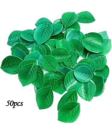 Green Leaves for Cupcake Toppers Leaf Rice Paper Wafer Paper Baby Shower Wedding Cake Happy Birthday Party Decoration Mix Size Baby Shower/Anniversary 50Pcs - Buy Online on GoSupps.com