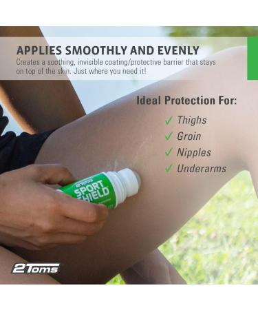 2Toms SportShield Original Formula | 1.5 oz x 2 Bottles | All-Day Anti Chafe & Blister Prevention, Waterproof Protection - Buy Online on GoSupps.com