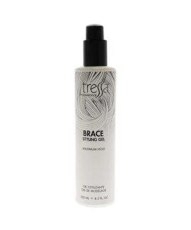 Tressa BRACE Styling Gel  for Firm Hold  Volume & Lift for Fine Hair 8.5 Fl Oz 8.50 Fl Oz (Pack of 1)