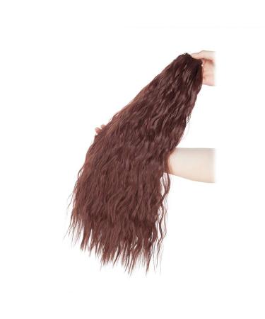 SEGO Reddish Brown Hairpiece Bun Extensions - Wavy Ponytail Hair Tie & Updo Braid - Buy Online on GoSupps.com