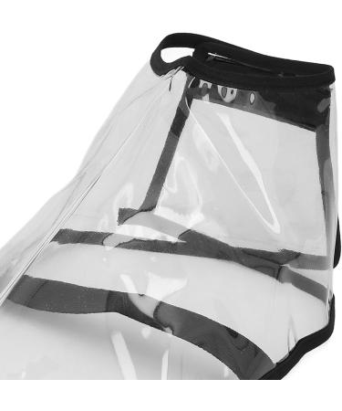 1 Pair Hair Stylist Shoe Covers Prevent Slipping Hair Dye Cape Shoes Plastic Shoe Cover Transparent Design Washable Suitable for All Sizes of Feet for Hair Cutting - Buy Online on GoSupps.com