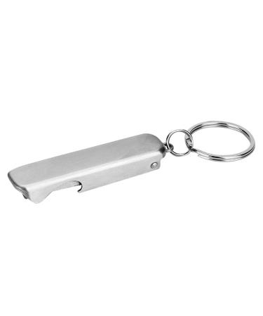 2 in 1 Small Nail Clipper with File and Chain Stainless Steel Toe Finger Nail Clippers Cutter for Handbag Or Travel for Manicures and Pedicures for Men Women Silver