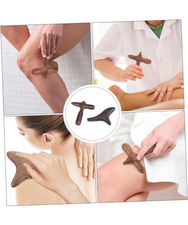 Lurrose Wooden Massage Tools - 2-Piece Stick Scrub & Foot Roller Massager for Manual Body & Face Massage | Buy Internationally - Buy Online on GoSupps.com