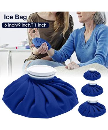 Soft Ice Bag - Polyester-Cotton Ice Bag for Head Reusable Ice Bag Fever Reduction Cooling Bag with A Large Opening Cover for Crushed Ice Tmay Blue - Buy Online on GoSupps.com