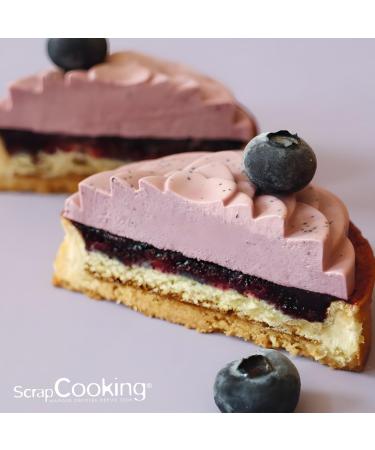 ScrapCooking - Pur e de Myrtilles 500 g - Pur e de Fruit pour P tisserie - Macarons Mousses Gel es G teaux Ganaches Nappages Coulis Glaces Cocktails - Fabriqu e en France - 4766 - Buy Online on GoSupps.com
