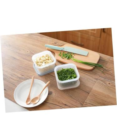 3pcs Cup Produce Container Kit Vegetables Storage Crisper Storage Box Refrigerator Ginger 1 - Buy Online on GoSupps.com