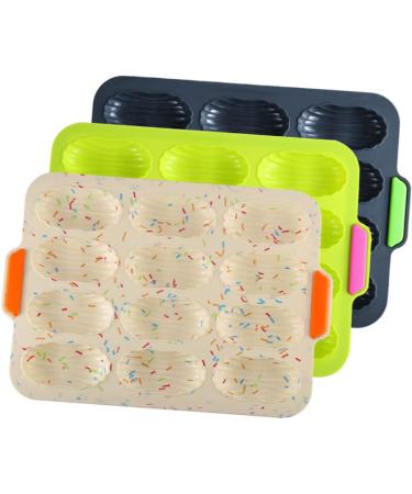 3 Pcs Silicone Cake Mold Bread Silica Gel Baking Pan - Buy Online on GoSupps.com