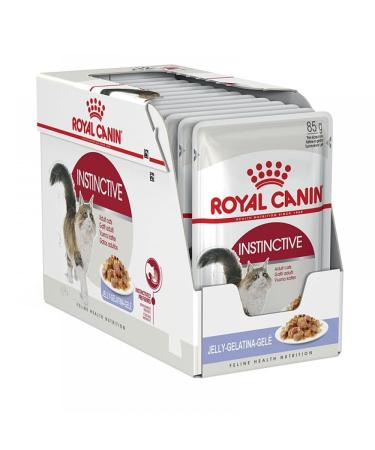 Royal Canin Wet Cat Food Instinctive Jelly Pouch 85 g (Pack of 12)