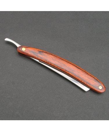 Beaupretty 2PC Razor Set - Safe Manual Shaving Tool | Traditional Design | 19cm Brown Hairdresser Grip - Buy Online on GoSupps.com