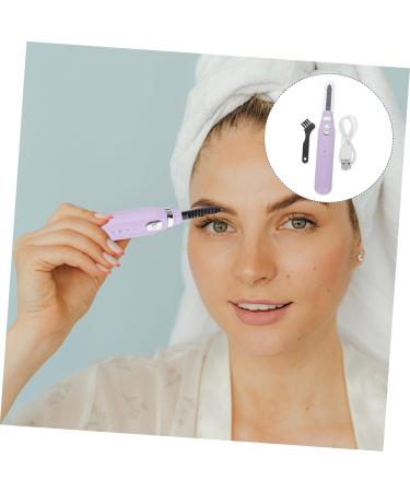 Healeved Electric Eyelash Curler Heater Heated Eyelash Curler Practical Lash Curler Handheld Lash Curler Makeup Tool Handheld Eyelash Curler Eyelash Accessory Caliper Household Abs Purple - Buy Online on GoSupps.com