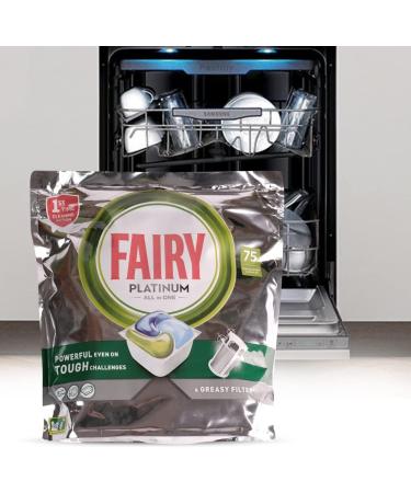 Fairy Platinum All in One Dishwasher Tablets 75 Tablets 1 - Buy Online on GoSupps.com
