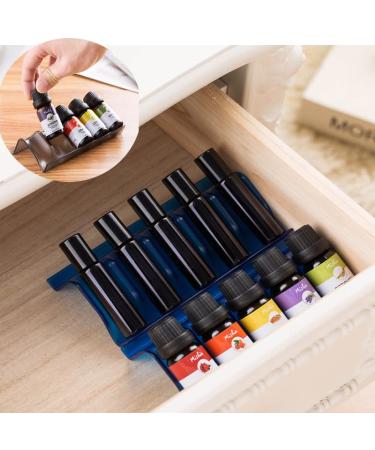 AGGICE Essential Oil Storage Rack Bottle Massage Oil Bottle Holder Essential Oil Display Stand 5 Pack