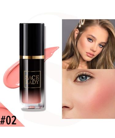 Sace Lady Liquid Cheek Blusher Cream Gel - Cupcake Shade | Long Lasting, Lightweight, Blendable | Natural-Looking Pigmented Makeup for Women | Cruelty-Free | 0.14Fl Oz - Buy Online on GoSupps.com