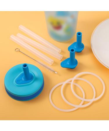Buy 3ST Replacement Straws with Bite Valve for ZAK 15oz Cup - BPA-Free Kids' Drinking Accessories with Reusable Brush - Buy Online on GoSupps.com