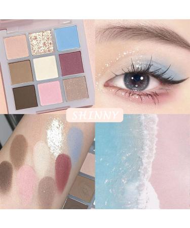 AMY'S DIARY Glitter Eyeshadow Palette - 9 Colors Eye Makeup Cosmetics for Daily & Party Looks - Buy Online on GoSupps.com