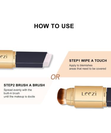 Color Changing Foundation | 2 in 1 Color Changing Cream Foundation with Brush | Lightening Concealer Waterproof Cream Foundation for Mature Skin Pw tools - Buy Online on GoSupps.com