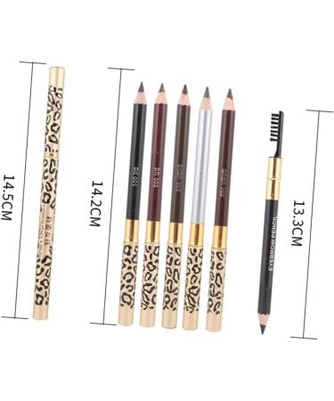 LALAFINA 4 Pcs Waterproof Brow Pencil Waterproof Eyebrow Beauty Eyeliner Double Head Girl Pencil Sharpener 1 count (Pack of 1) Picture 1x2pcs - Buy Online on GoSupps.com