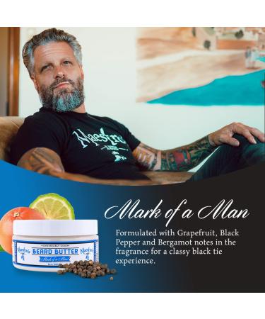 Maestro's Classic Beard Butter | Mark of a Man Blend | 4 oz (Pack of 1) - Buy Online on GoSupps.com