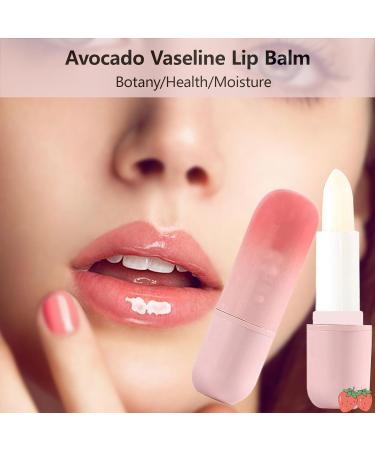 Natural Lip Balms Long-lastings Moisturizing Hydrating Lipstick Anti Cracked Reduce Lip Line Lip Care Makeup Cosmetic Natural Lip Care Beauty Treat Sweetheart Strawberr - Buy Online on GoSupps.com