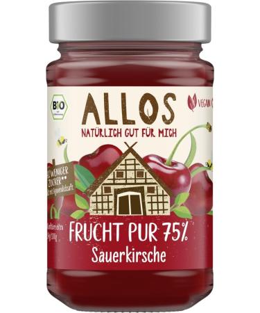 Allos Frucht Pure Organic 75% Sweet Cherry (6 x 250 g) - Buy Online on GoSupps.com