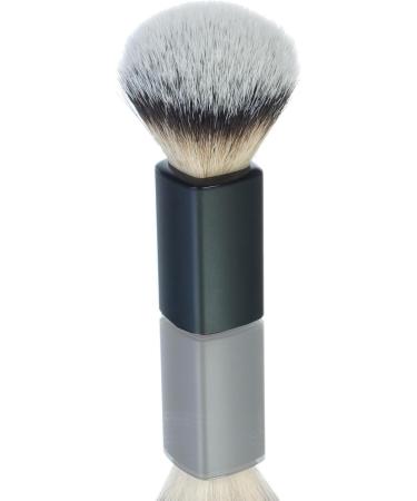Premium Synthetic Hair Shaving Brush - Black Plastic Handle 10 cm Height 21 mm Ring Diameter - International Shipping Available - Buy Online on GoSupps.com