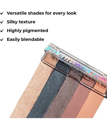 Lamel Lamel Glam Eyeshadow Palette 10g - All Occasion Kit - Soft Texture - Highly Pigmented Colour - Suitable for All Skin Types - #401 - Buy Online on GoSupps.com