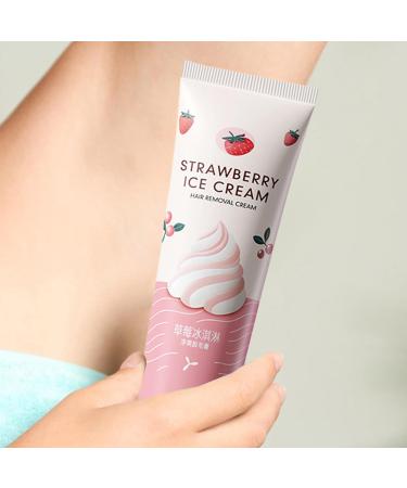 Mwkbbn Moderate Hair Removal Cream Depilating Cream Smooth Skin Solution Fast and Effective Formula 60g Perfect for Sensitive Skin and Multiple Body Areas Strawberry - Buy Online on GoSupps.com