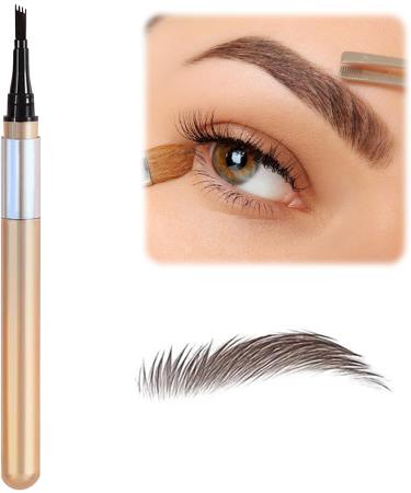 Eyebrow Pencil Eye Makeup Eyebrow Pen with 4 Tip Brow Pencil Eye Brow Pencils for Women Long-Lasting Eyebrow Pen (Khaki) - Buy Online on GoSupps.com