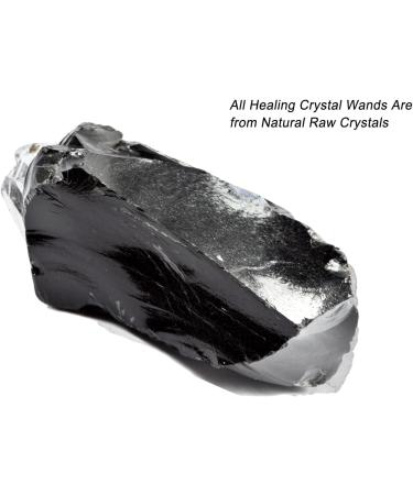 Natural Black Obsidian Massage Stick - 4.3 Handmade Gua Sha & Acupuncture Therapy Tool for Women - Crystall Massage Device - Buy Online on GoSupps.com