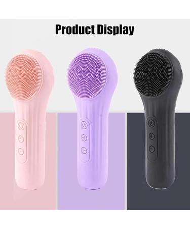 Lumiglow Facial Cleanser Lumiglow Facial Cleanser Set Electric Face Washing Brush Waterproof Rechargeable Silicone Face Washing Brush 5 Adjustable Speeds Pink - Buy Online on GoSupps.com