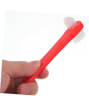 Plafope 4-Piece Soft Prosthesis Cleaning Toothbrush Set - Travel-Friendly Double Head Design for Easy Oral Care - Buy Online on GoSupps.com