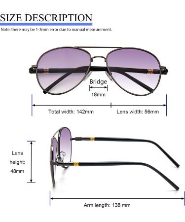 KoKoBin Bifocal Reading Glasses - UV400 Protection Sunglasses for Men & Women | Anti Blue Light | Gray 1.5 Diopters - Buy Online on GoSupps.com