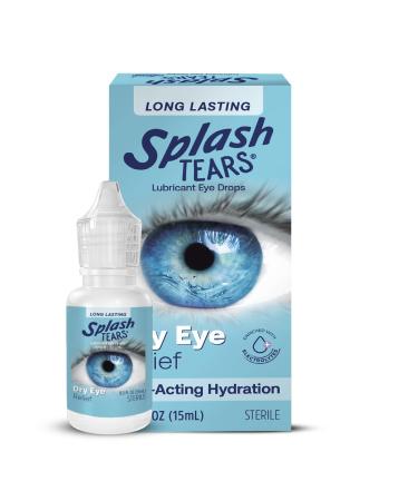 Lubricant Eye Drops for Dry Eyes Fast Acting and Long Lasting Formula Relieves Dryness Grittiness and Irritation Moisturizing Eye Drops Eye Care for Dry Eyes 0.5 FL Oz Bottle