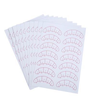 140 Pcs 3D Eyelash Extension Paper Patches - Under Eye Pads for False Lashes - Beauty Eye Sticker Wraps - Buy Online on GoSupps.com